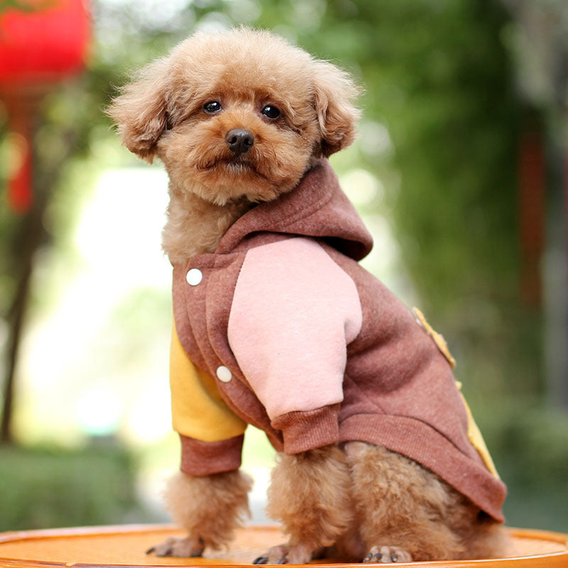 Small Dog Pet Autumn Coat Keeps Warm