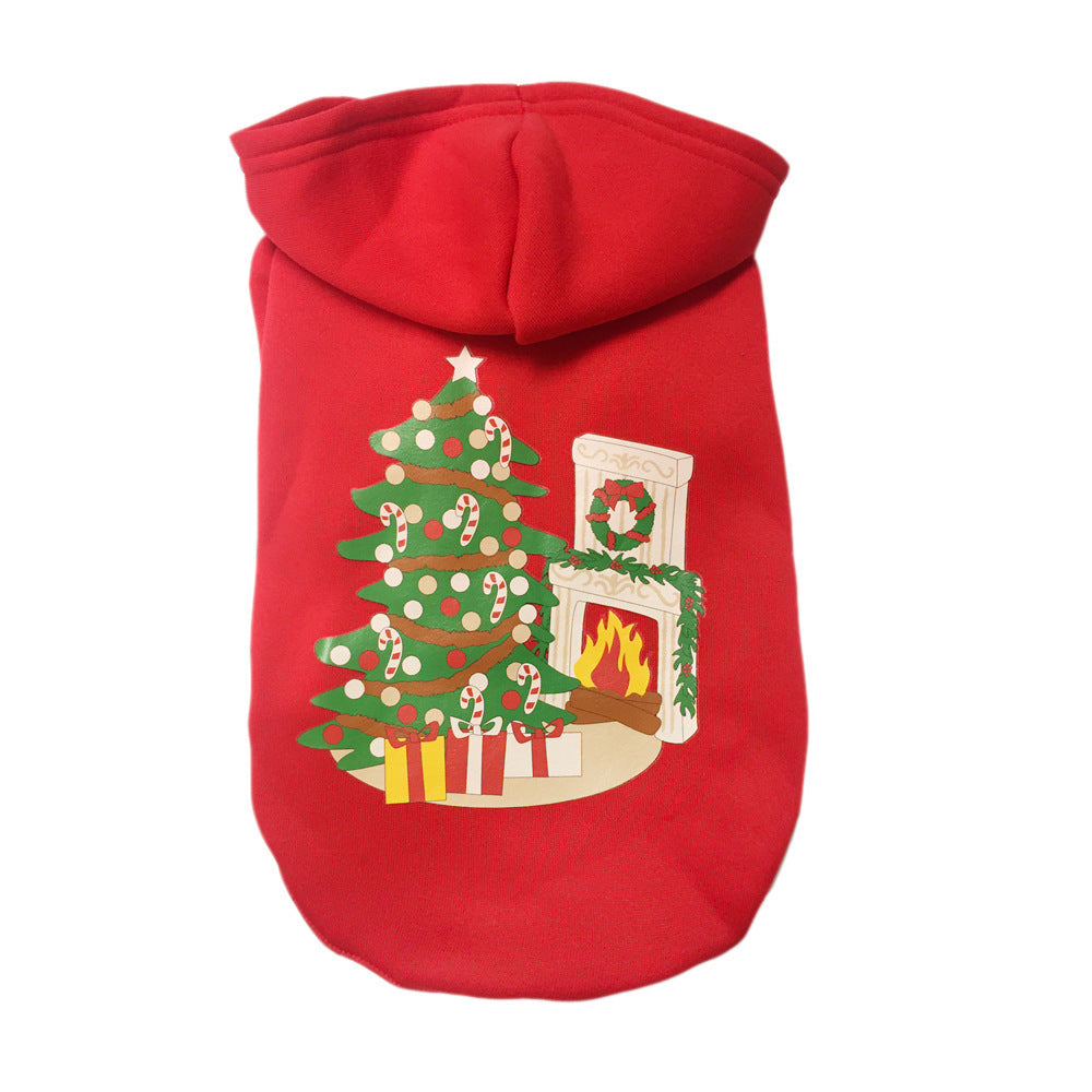 Pet Dog Christmas Clothes Coat Cotton Sweater