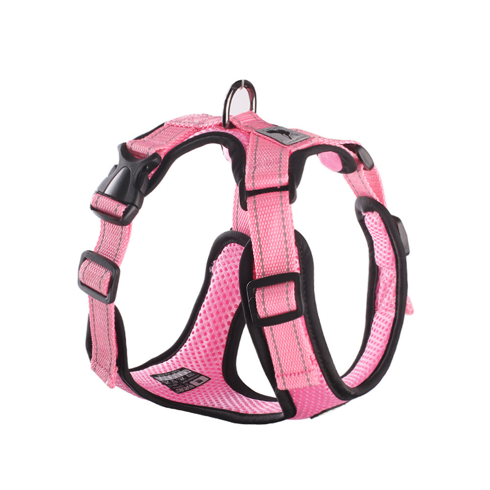 Pet Chest Harness Mesh I-shaped Reflective And Breathable