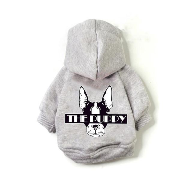 Winter Warm Dog Clothes Cotton Hoodie