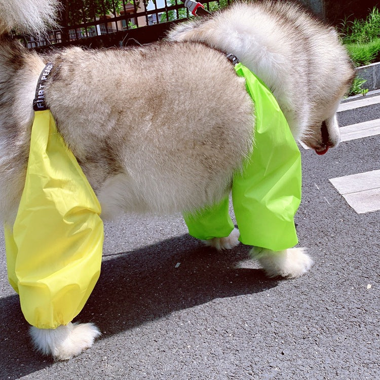 Adjustable Dog Four Legged Raincoat