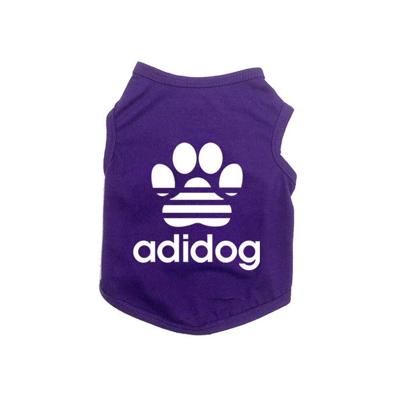 Spring And Summer New Small And Medium Sized Dog Cotton Vest