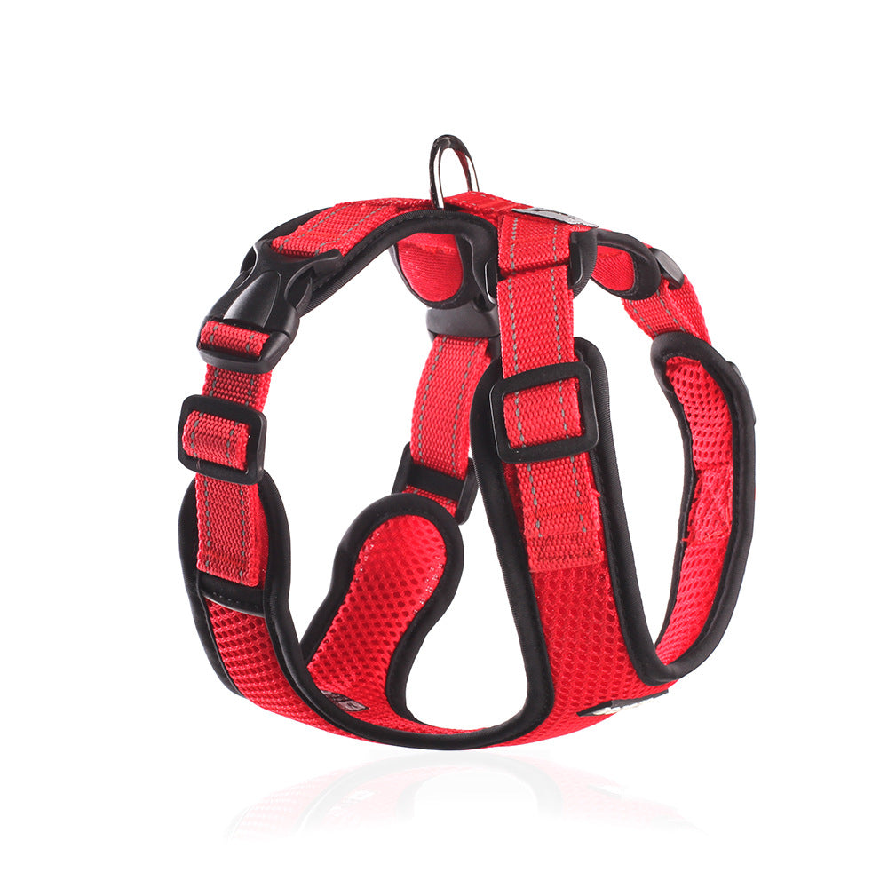 Pet Chest Harness Mesh I-shaped Reflective And Breathable