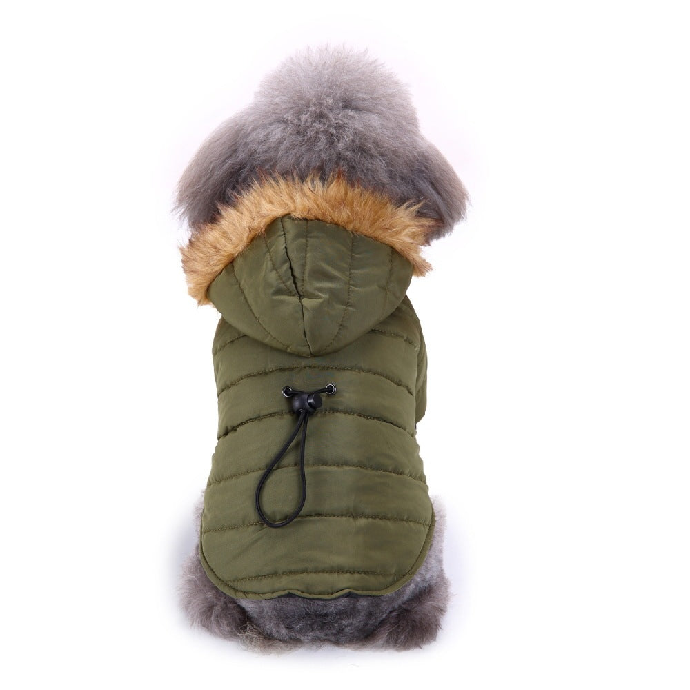 Dog Winter Clothing Coat Reflective Cotton