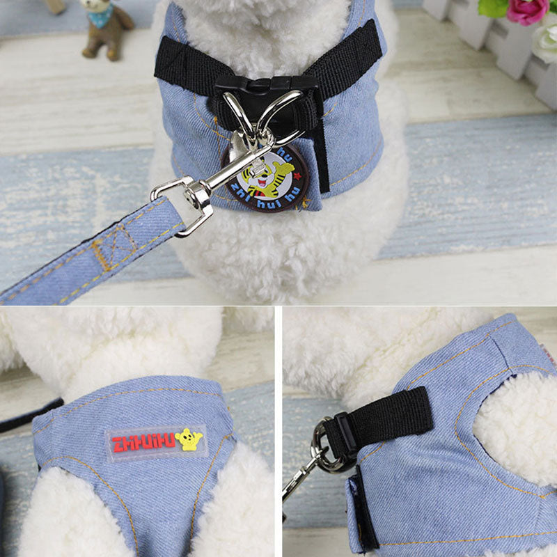 Vest Style Cute Dog Leash Small Dog