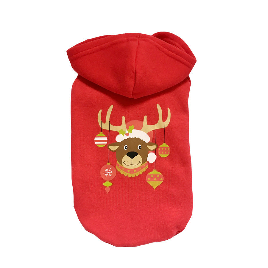 Pet Dog Christmas Clothes Coat Cotton Sweater