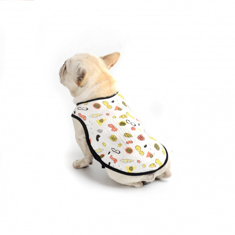 French Fighting Clothes Pet Dog Vest