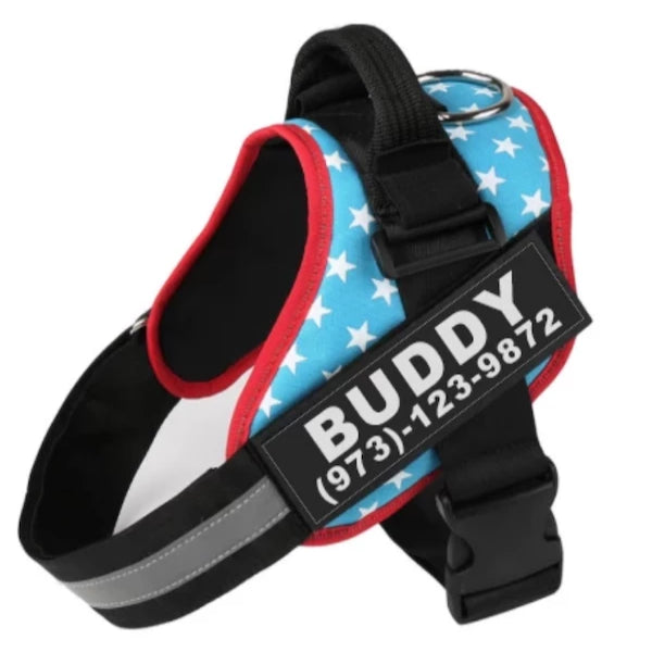 Personalized Custom Reflective Breathable Dog Harness NO PULL