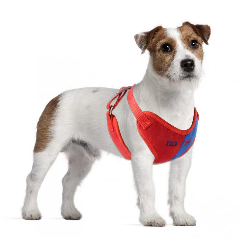 Pet Chest Harness Suede Soft Vest-Style Dog Leash