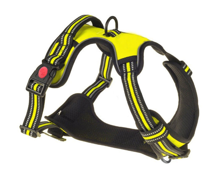 Medium And Large Dog Pet Chest Harness Breathable Reflective Vest