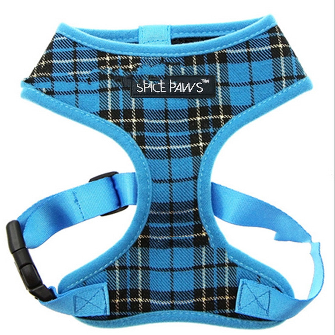 Adjustable harness vest-style dog outing chest back