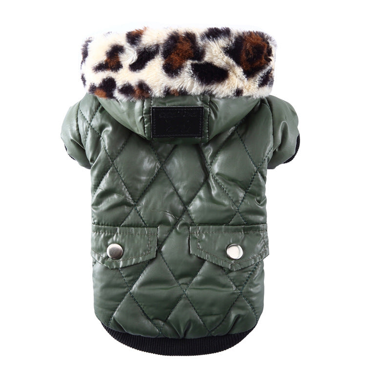 Pet clothes dog Jumpsuit autumn and winter coat pet dog clothing Dog Jacket