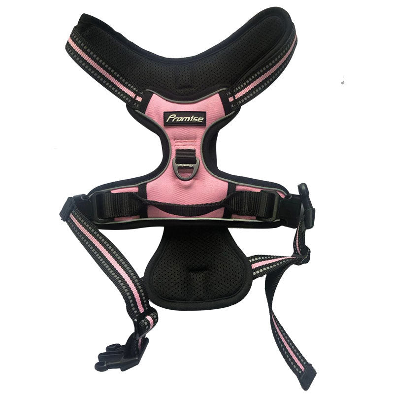 Reflective explosion-proof vest type dog harness