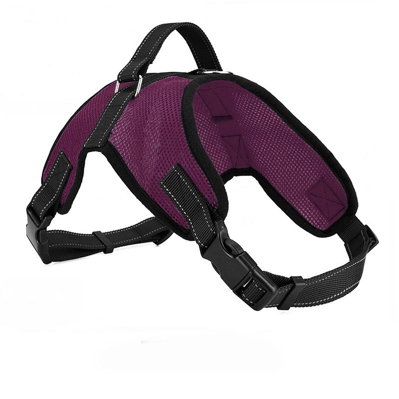 Simple Pet Chest Harness Breathable Dog Leash