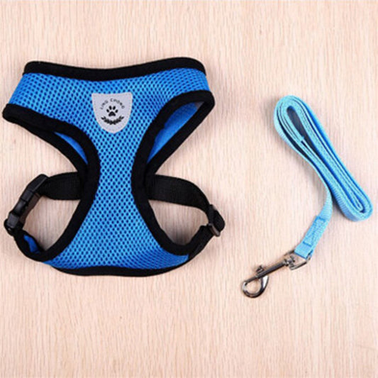 Dog Traction Chest Harness Comfortable Breathable Mesh Chest Harness