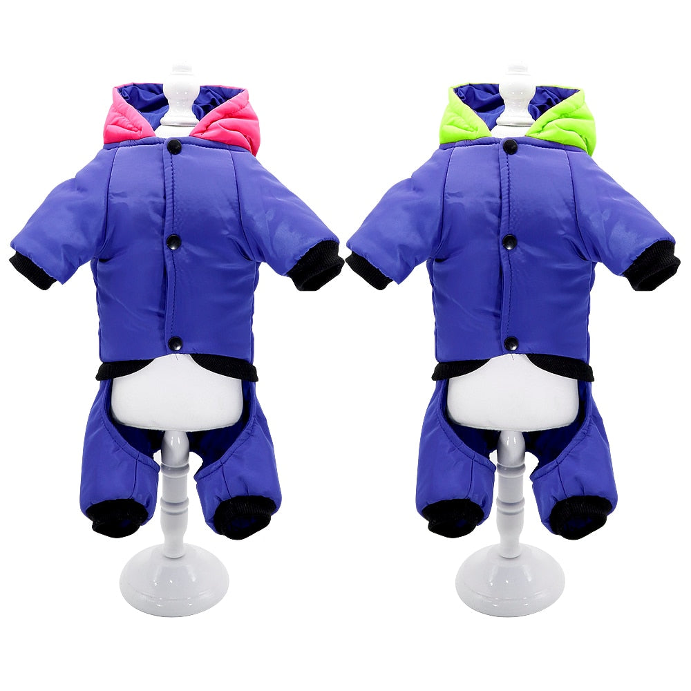 Reflective Dog Clothes Coat Warm Dogs Winter Coat Jacket Pet Clothing