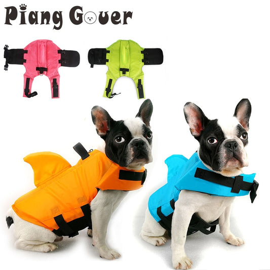 Dog Life Vest Summer Shark Pet Life Jacket Dog Clothes