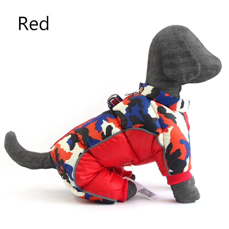 Winter Pet Dog Clothes Super Warm Jacket Cotton Coat Waterproof  Snowsuit