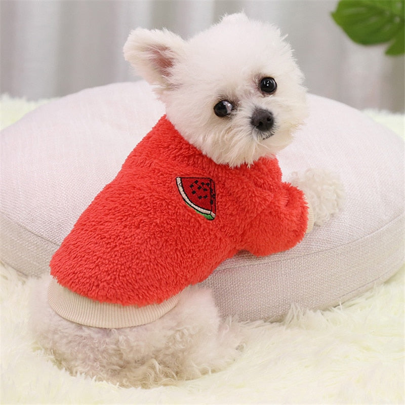 Pet Products Winter Pet Dog Clothes Warm Schnauzer Clothes Dog Sweater