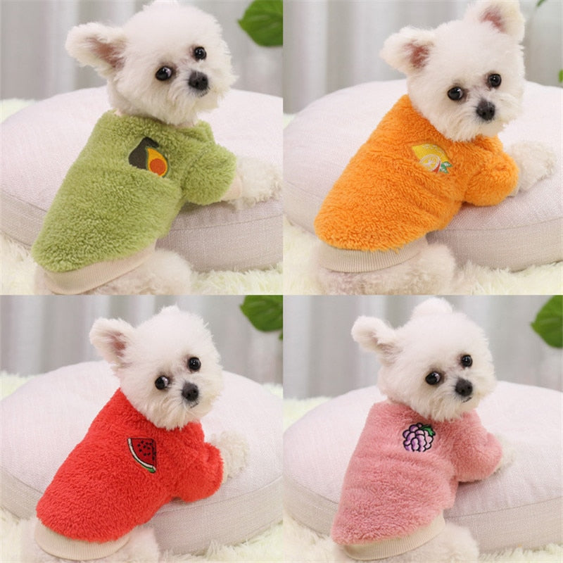 Pet Products Winter Pet Dog Clothes Warm Schnauzer Clothes Dog Sweater