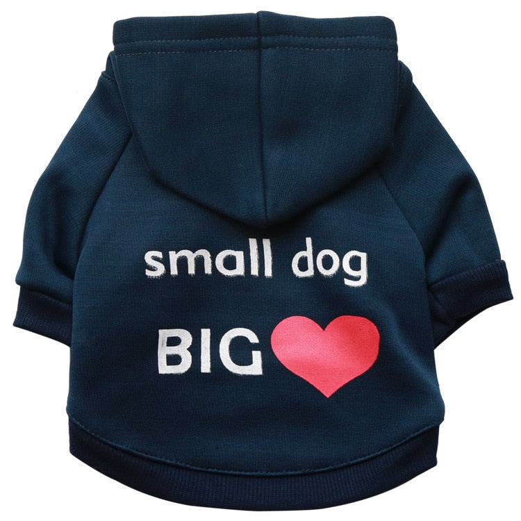 Security Dog Clothes Small Dog Hoodie Coat Chihuahua Dog Sweatshirt