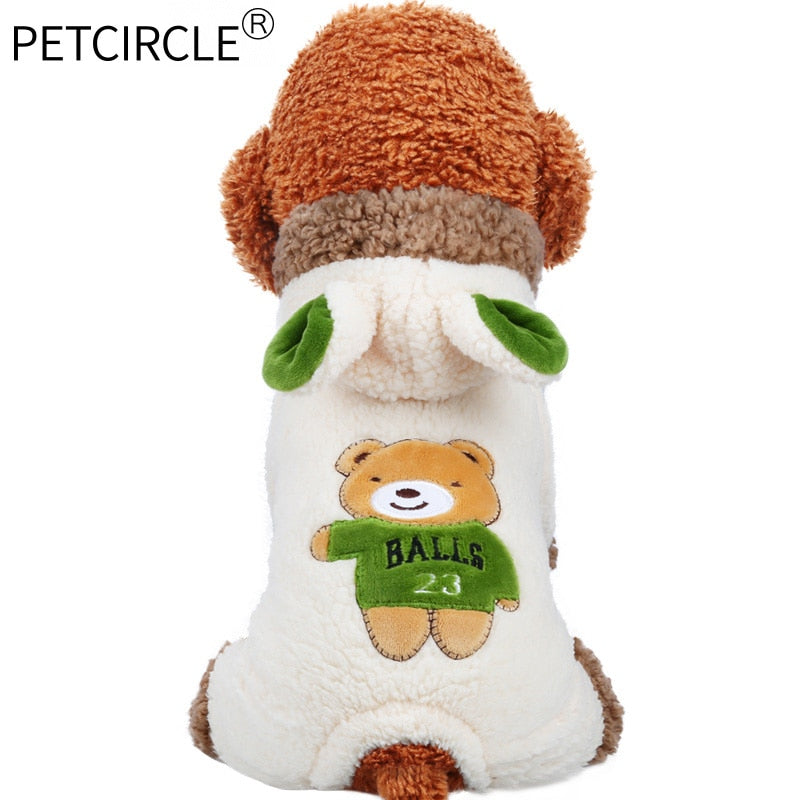 Dog Clothes Winter-Autumn Clothes Pet Bear Big Change Coat