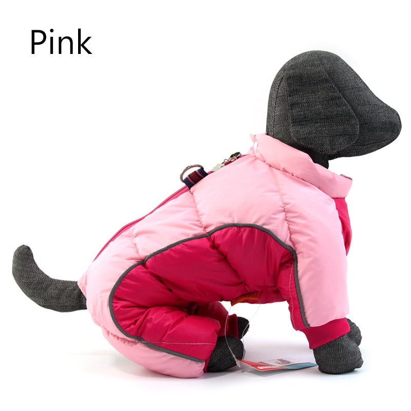 Winter Pet Dog Clothes Super Warm Jacket Cotton Coat Waterproof  Snowsuit