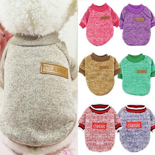 Warm Dog Clothes Puppy Jacket Coat Cat Clothes Dog Sweater