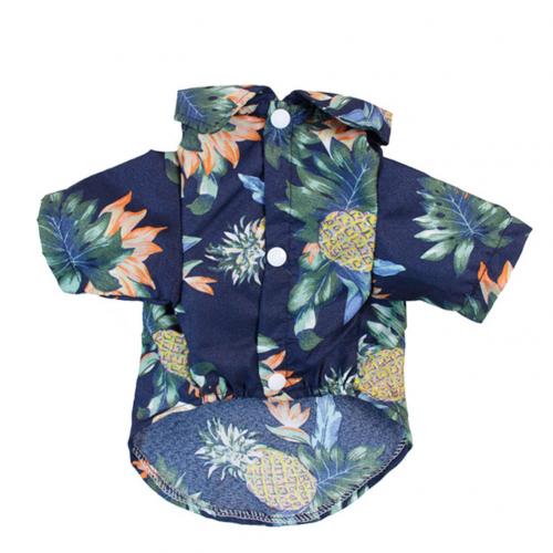 Summer Beach Shirts Dog Cute Hawaii Casual Floral For Small Dogs