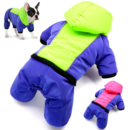 Reflective Dog Clothes Coat Warm Dogs Winter Coat Jacket Pet Clothing