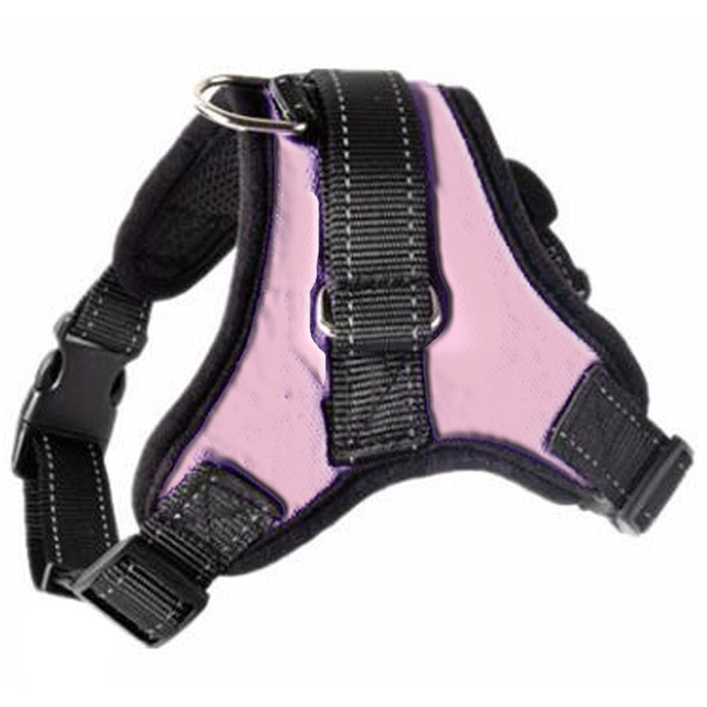 Dog and Cat Adjustable Harness with Leash Reflective and Breathable