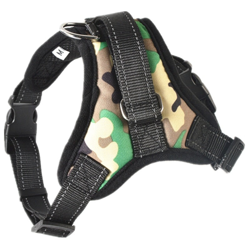 Dog and Cat Adjustable Harness with Leash Reflective and Breathable