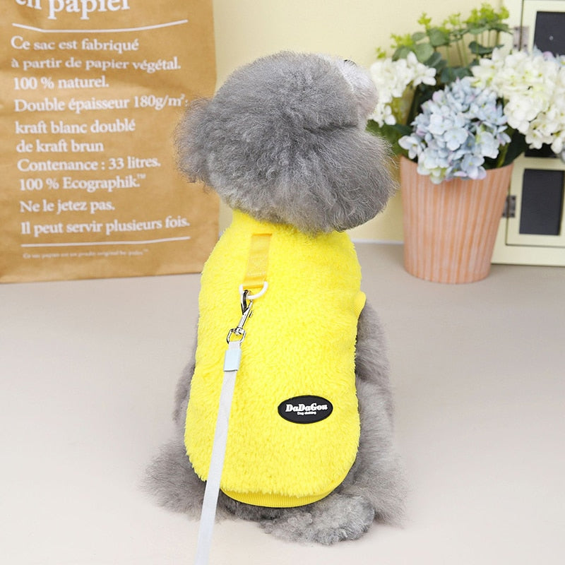 Fleece Pet Clothes Warm Dog Vest Coat Pullover Puppy Sweater Apparel