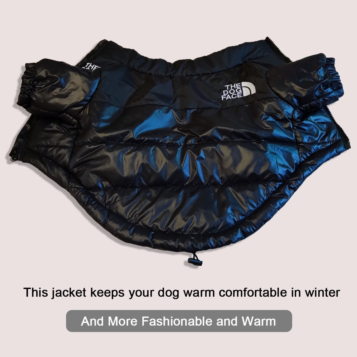 Large Winter Pet Dog Clothes French Puppy Warm Windproof Jacket