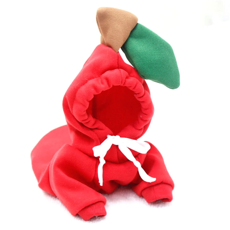 Dog Winter Warm Clothes Cute Plush Coat Hoodies Pet Costume Jacket