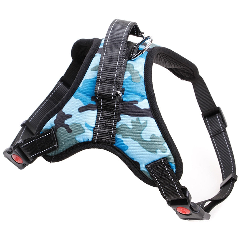 Dog and Cat Adjustable Harness with Leash Reflective and Breathable