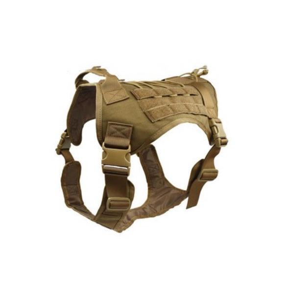 Tactical training large dog chest harness