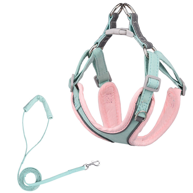 Adjustable Dog Harness And Comfortable Pet Leash